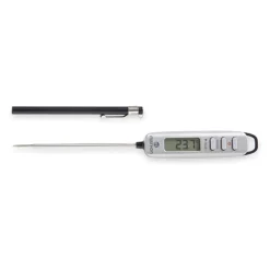 Lot casserole bain-marie inox et thermomètre digital de cuisine à sonde Mathon