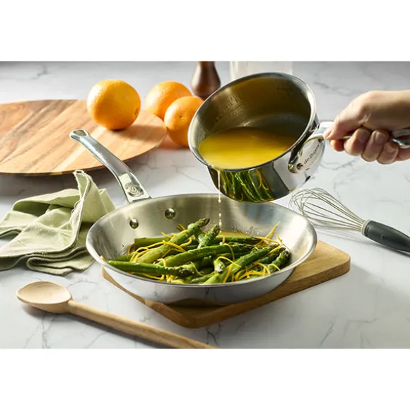 Lot 3 casseroles inox Affinity 16, 18 et 20 cm De Buyer