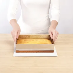Lot cercle et rectangle à gâteau extensibles Mathon