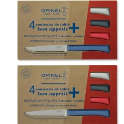 Lot de 2 coffrets 4 couteaux de table Primo Opinel