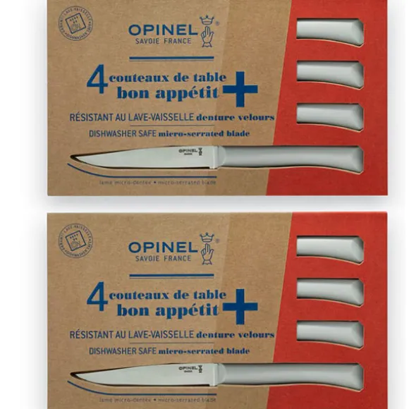 Lot de 2 coffrets 4 couteaux de table Nuage Opinel