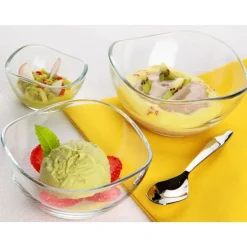 Lot de 12 coupelles en verre VAGUE Lebrun