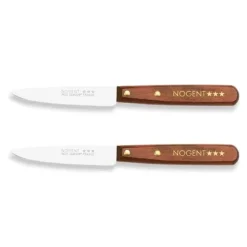Lot de 2 couteaux d'office en bois 9 cm Nogent