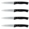 Lot de 4 couteaux grillade lame 11 cm Affidentée avec protection Nogent