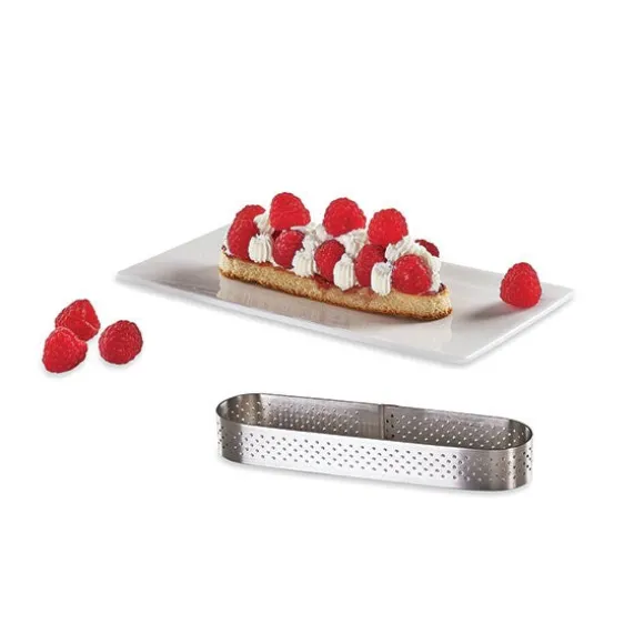 Lot de deux cercles perforé Oblong individuel De Buyer