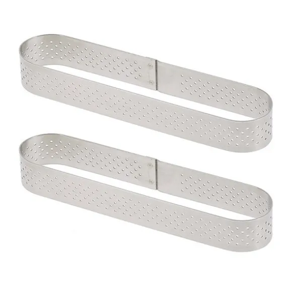 Lot de deux cercles perforé Oblong individuel De Buyer