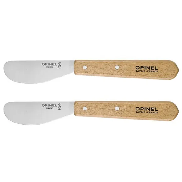 Lot de deux tartineurs N°117 inox 6 cm Opinel