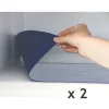 Lot de 2 feuilles de protection antigivre pour congélateur 40 cm NoStik