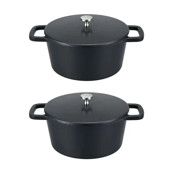 Lot de 2 mini cocottes rondes 10 cm Baumalu