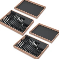 Lot de 2 ménagères Perpétue 16 pièces en inox Opinel