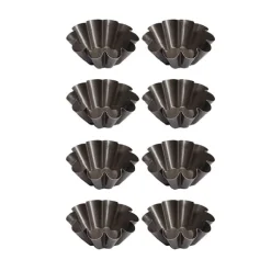 Lot de 8 moules à briochettes 6 cm Gobel