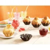Lot de 4 Moules à briochettes individuels 8 cm Gobel