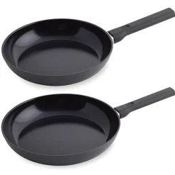 Lot de 2 poêles antiadhérentes Céramique Plus 24 et 28 cm Mathon