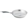Lot de 3 poêles tout inox 20, 24 et 28 cm Excell'Inox Mathon