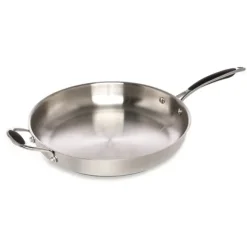 Lot de 2 poêles tout inox Excell’Inox 28 et 32 cm Mathon