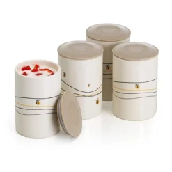 Lot de 4 pots pour yaourtière fromagère Naturamix