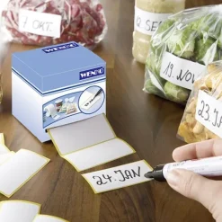Lot de 4 rouleaux de sachets à découper et 500 étiquettes adhésives