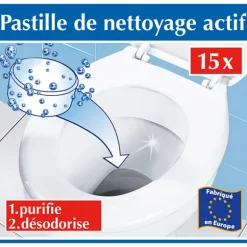 Lot de 2 sets de 15 pastilles détartrantes pour WC Wenko by Maximex