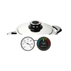Lot faitout basse température et insert cuit vapeur 20cm Ecovitam