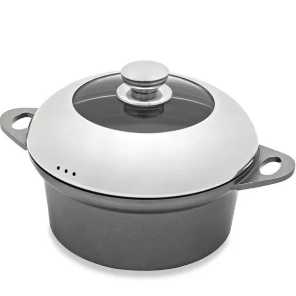 Lot faitout Dur Comme de la Pierre 24 cm et 2 maniques en silicone Mathon