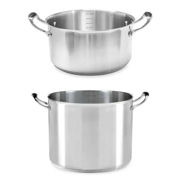 Lot faitout et marmite inox Excell’Inox 28 cm Mathon
