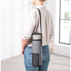Lot glacière souple 30 L et porte-bouteille isotherme 1,5 L Mathon