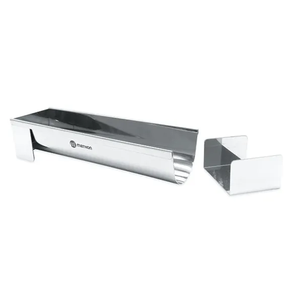 Lot gouttière à bûche démontable en inox avec plaque à pâtisserie et tapis de cuisson Mathon
