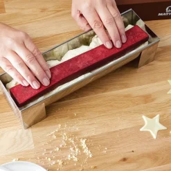 Lot gouttière à bûche inox et Flexi'moule à insert Mathon