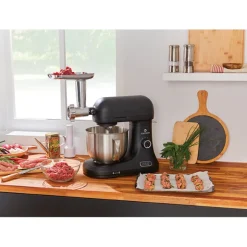 Lot kit hachoir à viande et kit tranchoir et râpes pour robot pâtissier Mathon