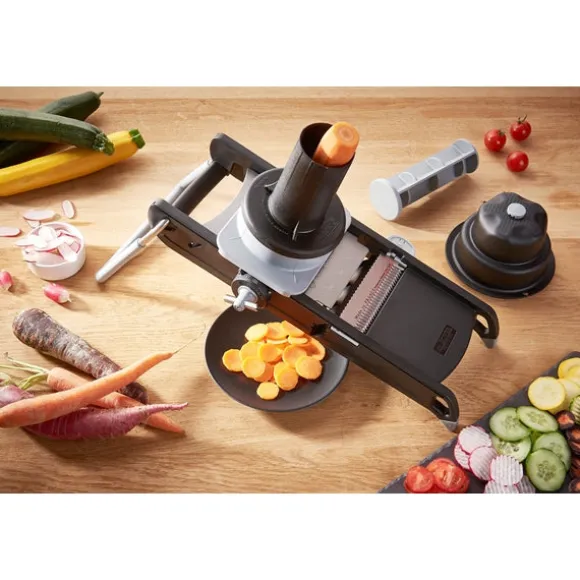 Lot mandoline swing Plus noir et accessoire rondelle Gravity De Buyer