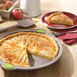 Lot moule à manqué 24 cm et moule à tarte 26 cm Rigiflex Mathon