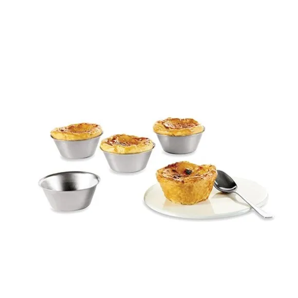 Lot 8 moules originaux à Pastéis de Nata - flans portugais Artame