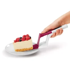 Lot moule à tarte revêtu 24,5 cm et pelle à tarte avec poussoir