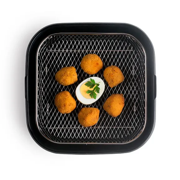 Lot 3 paniers carrés pour friteuse à air chaud Ibili