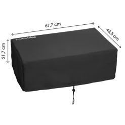 Lot plancha Pro 65 noire avec spatule en inox et sa housse de protection Lagrange