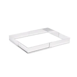 Lot plaque à pâtisserie perforée 40 cm + rectangle à gâteau extensible Mathon