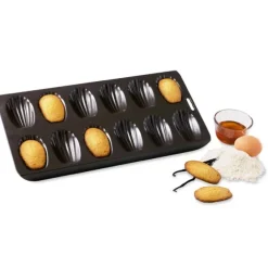 Lot 2 plaques à madeleines et mini-madeleines Mathon