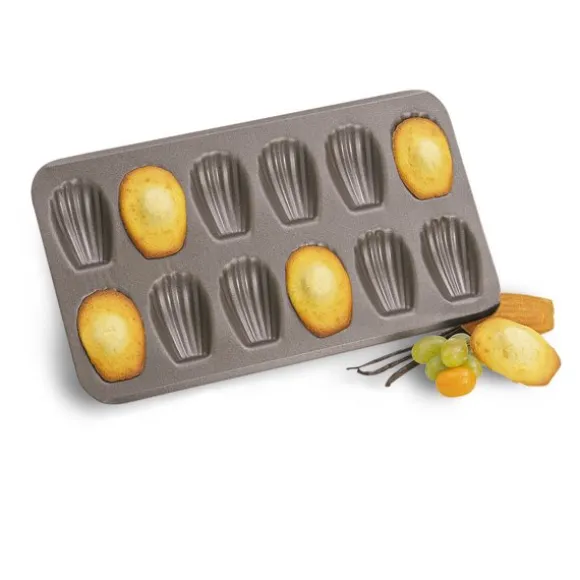 Lot 2 plaques à madeleines et mini-madeleines Mathon
