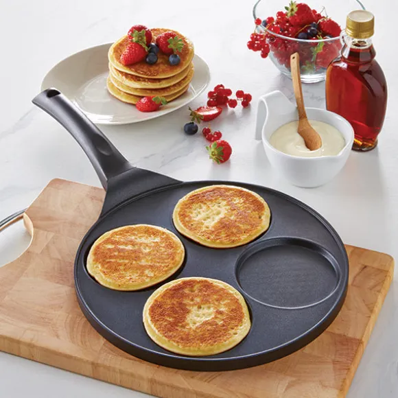 Lot poêle 4 pancakes et entonnoir à piston Mathon
