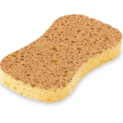 Lot poêle revêtement Dur comme la pierre 32 cm et 2 éponges végétales Mathon