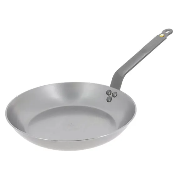 Lot 2 poêles acier Minéral B 24 et 32 cm De Buyer
