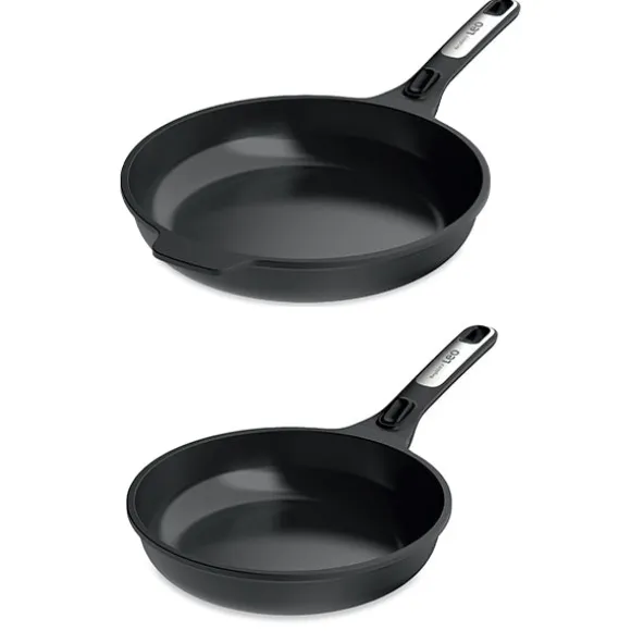 Lot 2 poêles antiadhérentes aluminium Phantom manche amovible 24 et 28 cm Berghoff