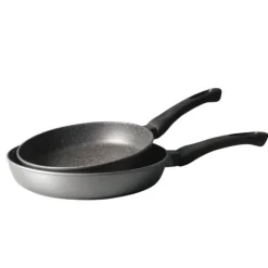 Lot 2 Poêles avec revêtement Dur comme la pierre 20 et 24 cm Mathon