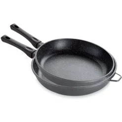 Lot 2 Poêles avec revêtement Dur comme la pierre 28 et 32 cm Mathon