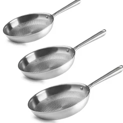 Lot 3 poêles Titanium 20, 24 et 28 cm Lacor