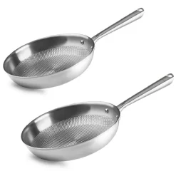 Lot 2 poêles Titanium 24 et 28 cm Lacor