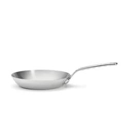 Lot 2 poêles tout inox Affinity 24 et 28 cm De Buyer