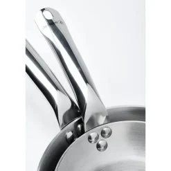 Lot 2 poêles tout inox Alchimy 24 et 28 cm De Buyer