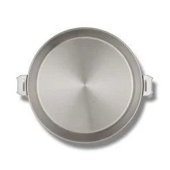 Lot 2 poêles tout inox Evolution 24 et 28 cm et manche amovible Beka