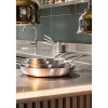 Lot 3 poêles tout inox Triply 20, 24 et 28 cm Menastyl